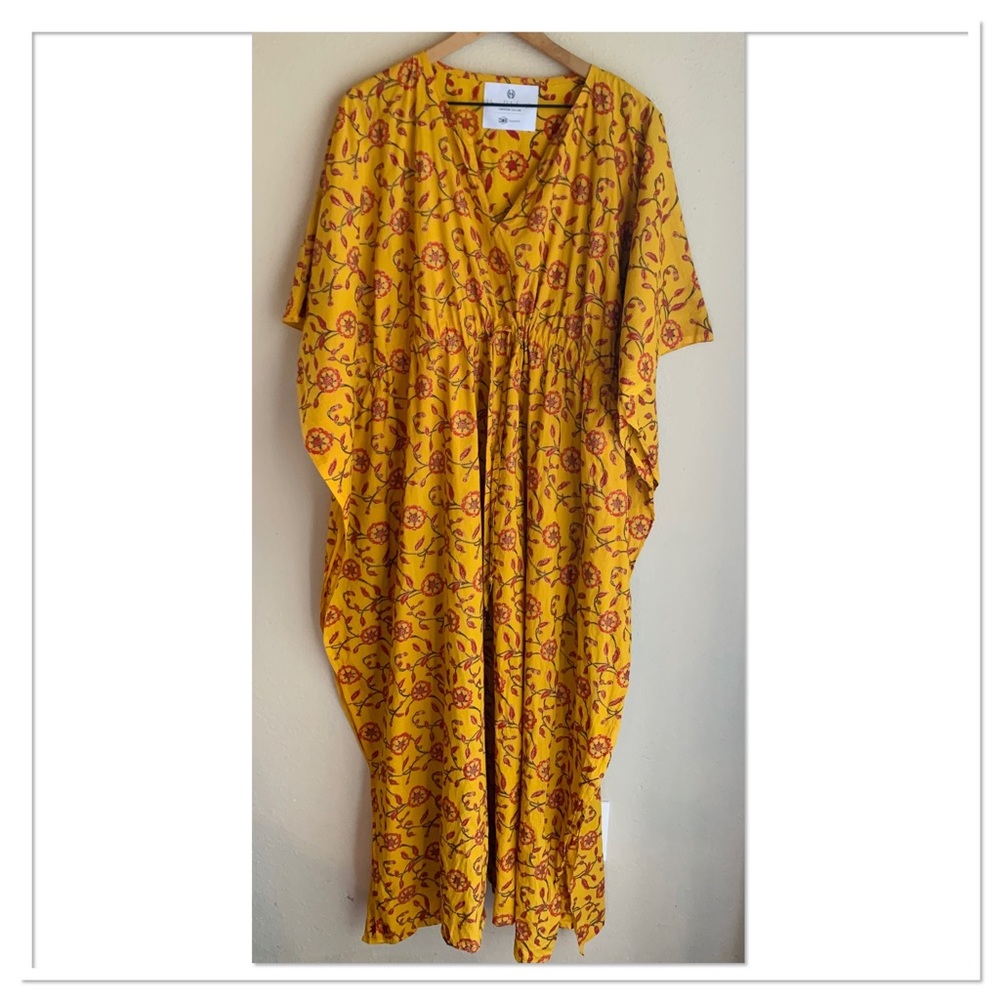 House of Harlow 1960 Yellow Floral Dress